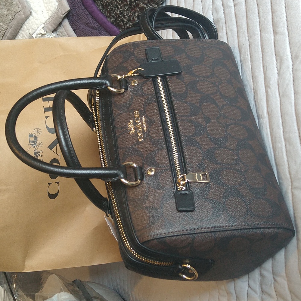 Coach signature Rowan Satchel
